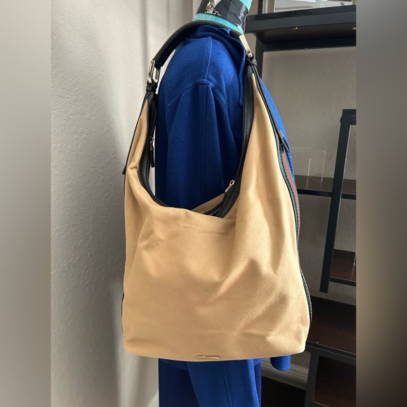 Gucci Handbags - EUC Gucci Canvas Hobo